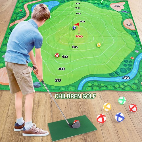 Golf chipping game dual - game,